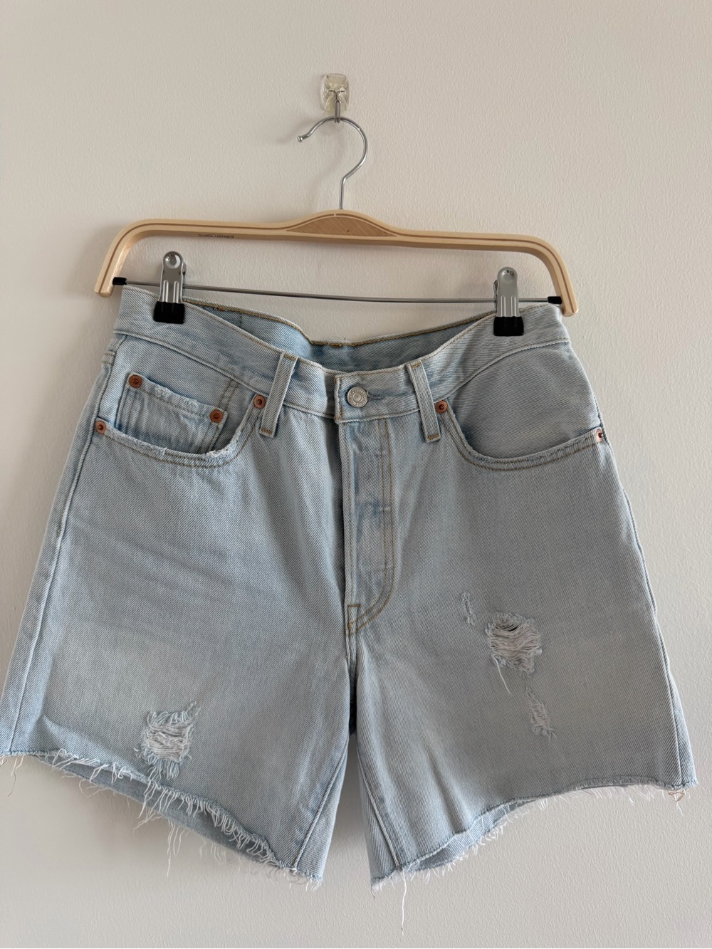 Women's Levi’s Distressed 501 Shorts